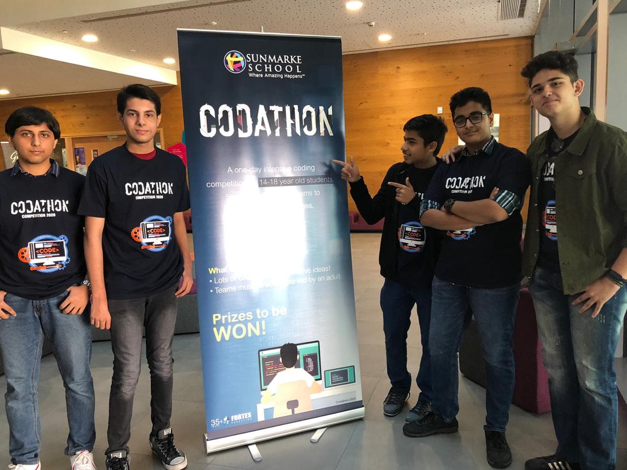Codathon coding competition, Sunmarke School, Dubai